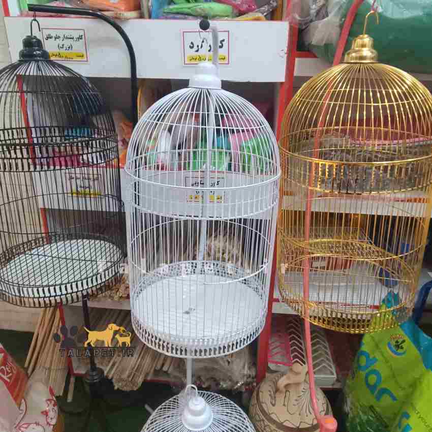 قفس گرد گنبندی پرندگان - Image 4