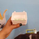 ظرف غذای تخم مرغی سفید مدل گرد و مربع پرنده - Image 2