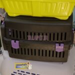 باکس حمل سگ و گربه دارای درب پلاستیکی - Image 2