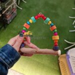 تاب رنگی چوبی طبیعی پرندگان مدل 09