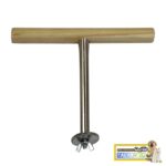 نشیمن تی پایه استیل