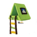 مخفیگاه مخصوص پرندگان و طوطیسانان مدل کلبه جنگلی