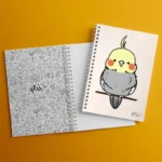 دفتر مشق 50 برگ خندالو مدل عروس هلندی کد 29550 - Image 2