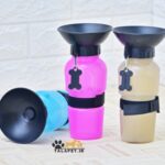 ظرف آب همراه سگ و گربه مدل بطری قابل حمل - Image 2