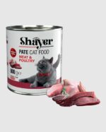 کنسرو غذای گربه با طعم گوشت گاو و پرندگان شایر وزن 800 گرم - Image 2