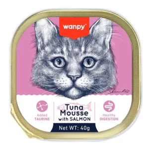 ووم گربه ونپی 40 گرمی wanpy (خوراک تر کاسه‌ای گربه)
