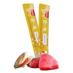 بستنی گربه ونپی با طعم ماهی تن و صدف خوراکی بسته ۵ عددی - Image 2