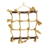 پلکان طنابدار برای سرگرمی و بازی طوطی سانان و پرندگان زینتی