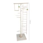 استند چوب طبیعی مناسب طوطیسان بزرگ جثه کد ۳۱۳