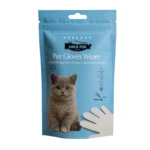 دستکش مرطوب بهداشتی گلدپد ویژه حیوانات خانگی با رایحه پودر بچه