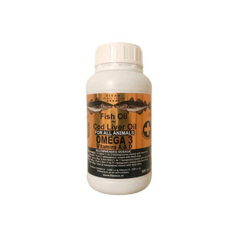 428f8aa0303d071e131df47aa6834b1bbcd1d535_1624128899 روغن کبد ماهی کاد مناسب سگ و گربه برند تایتان - Image 1